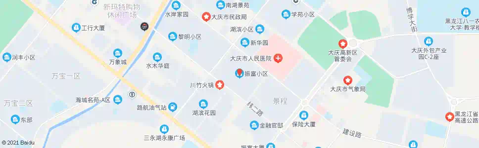 大庆振富小区_公交站地图_大庆公交_妙搜公交查询2025