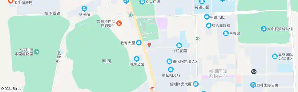 大庆世纪花园B区_公交站地图_大庆公交_妙搜公交查询2025