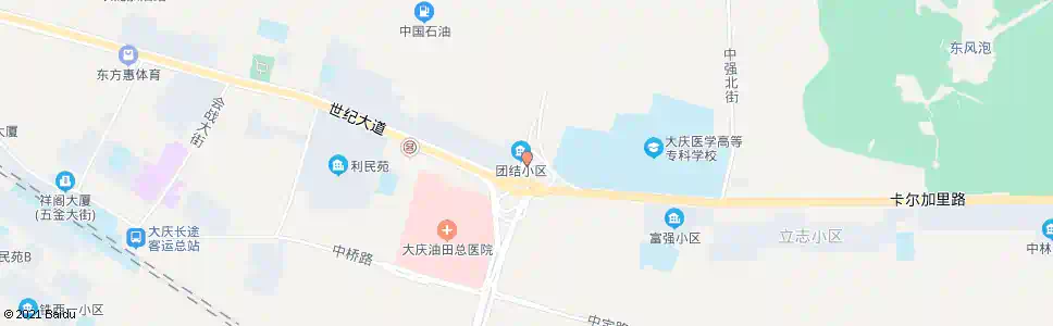 大庆团结立交桥_公交站地图_大庆公交_妙搜公交查询2025