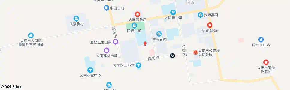 大庆三十三中学_公交站地图_大庆公交_妙搜公交查询2025