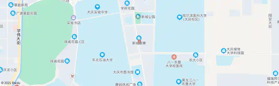 大庆新城御景_公交站地图_大庆公交_妙搜公交查询2025