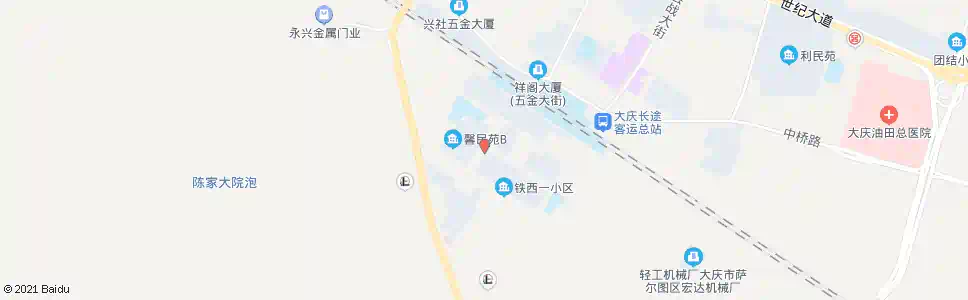 大庆馨民苑B区_公交站地图_大庆公交_妙搜公交查询2025