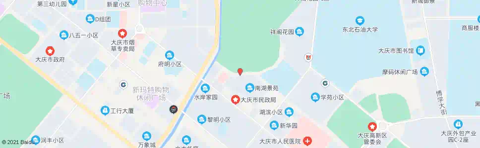大庆南湖景苑_公交站地图_大庆公交_妙搜公交查询2025