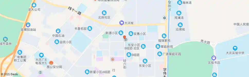 大庆经六街北_公交站地图_大庆公交_妙搜公交查询2025