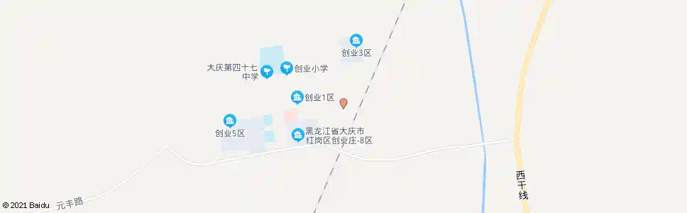 大庆电话站(创业庄)_公交站地图_大庆公交_妙搜公交查询2025
