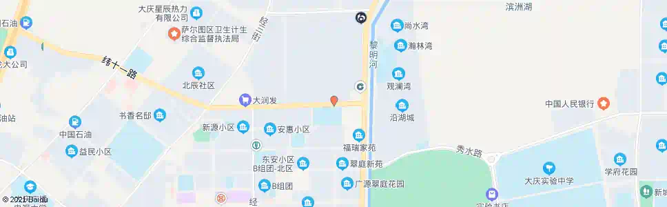 大庆绿色家园_公交站地图_大庆公交_妙搜公交查询2025