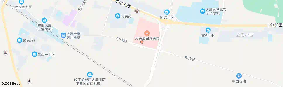 大庆康民门诊_公交站地图_大庆公交_妙搜公交查询2025