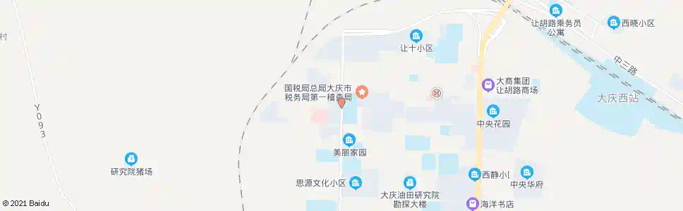 大庆让八区_公交站地图_大庆公交_妙搜公交查询2025