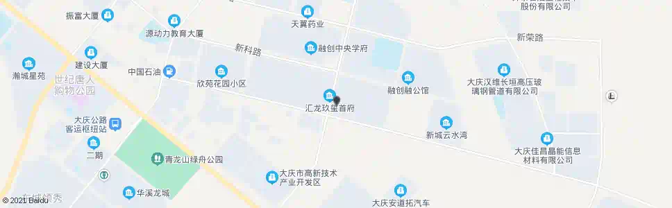 大庆花蔓溪谷_公交站地图_大庆公交_妙搜公交查询2025