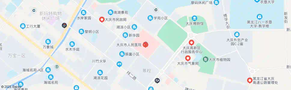 大庆人民医院_公交站地图_大庆公交_妙搜公交查询2025