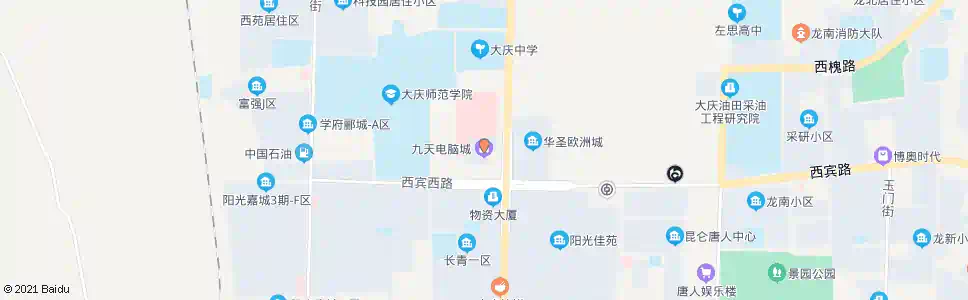 大庆九天电脑城_公交站地图_大庆公交_妙搜公交查询2025