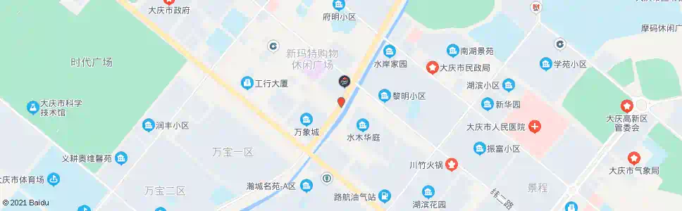 大庆银座尚品_公交站地图_大庆公交_妙搜公交查询2025
