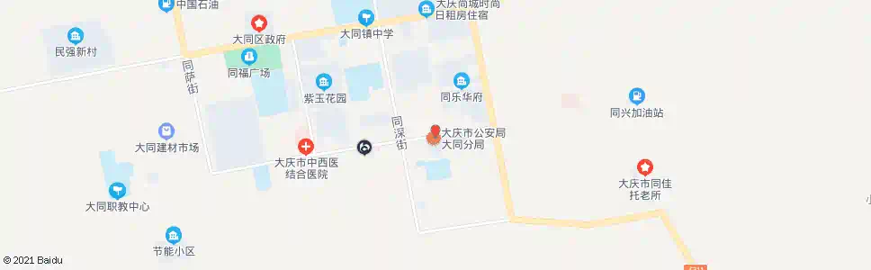 大庆商贸城(昆仑购物)_公交站地图_大庆公交_妙搜公交查询2025