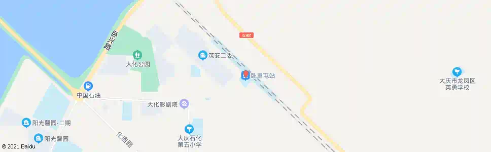 大庆卧里屯_公交站地图_大庆公交_妙搜公交查询2025