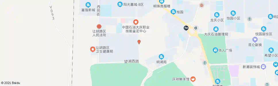 大庆明湖花园东门_公交站地图_大庆公交_妙搜公交查询2025