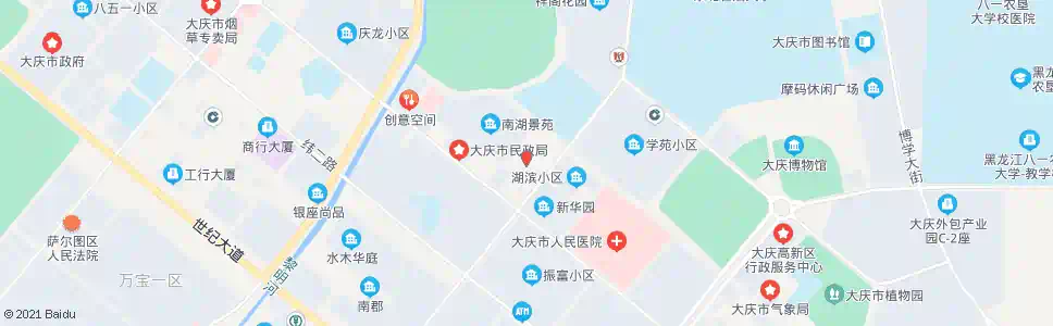大庆九区75号楼_公交站地图_大庆公交_妙搜公交查询2025