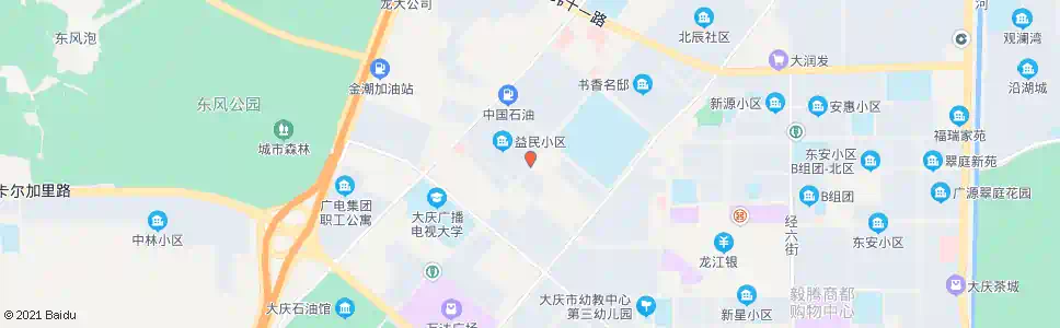 大庆益民小区_公交站地图_大庆公交_妙搜公交查询2025