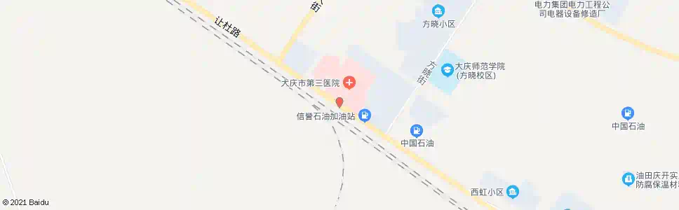 大庆三医院_公交站地图_大庆公交_妙搜公交查询2025