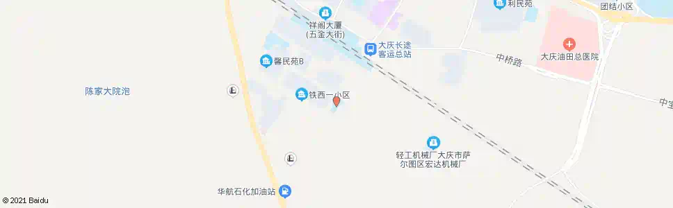 大庆萨区二小_公交站地图_大庆公交_妙搜公交查询2025