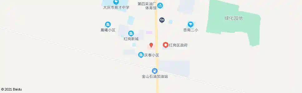 大庆红岗区医院_公交站地图_大庆公交_妙搜公交查询2025