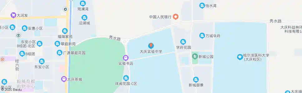 大庆实验中学_公交站地图_大庆公交_妙搜公交查询2025