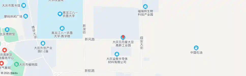 大庆日月星工业园_公交站地图_大庆公交_妙搜公交查询2025