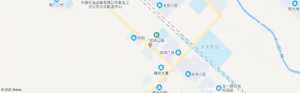 大庆凤阳路_公交站地图_大庆公交_妙搜公交查询2025