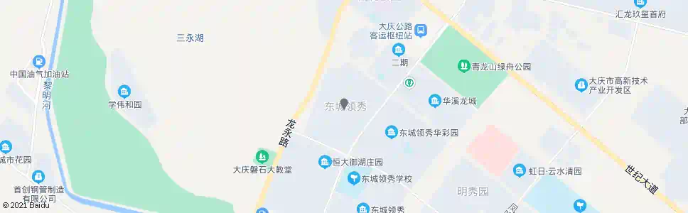 大庆东城领秀_公交站地图_大庆公交_妙搜公交查询2025