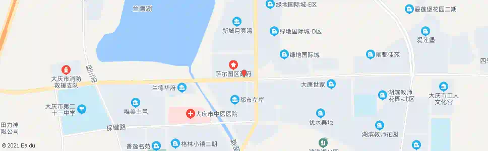 大庆萨区政府_公交站地图_大庆公交_妙搜公交查询2025