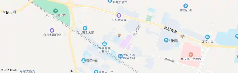 大庆中八路_公交站地图_大庆公交_妙搜公交查询2025