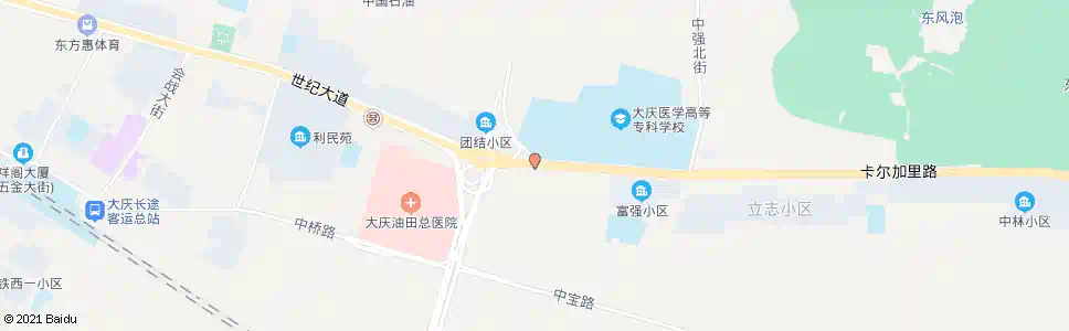 大庆医专西站_公交站地图_大庆公交_妙搜公交查询2025