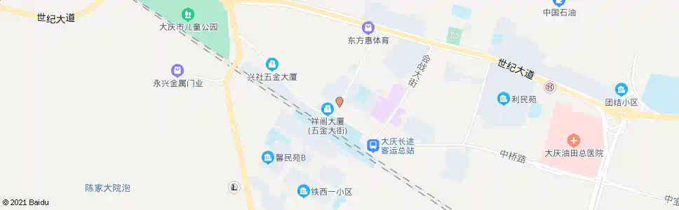 大庆会战西街_公交站地图_大庆公交_妙搜公交查询2025