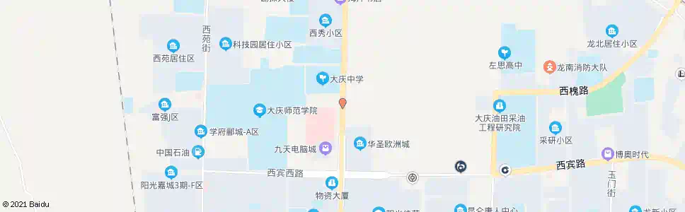 大庆四医院_公交站地图_大庆公交_妙搜公交查询2025