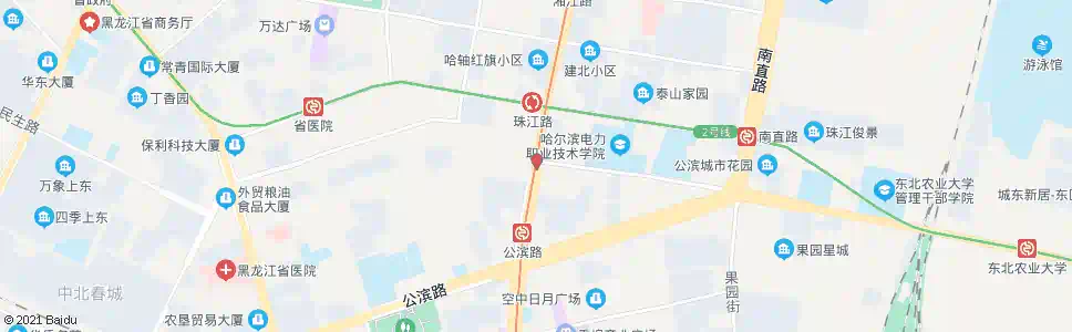 哈尔滨辽河路(红旗大街街口)_公交站地图_哈尔滨公交_妙搜公交查询2025