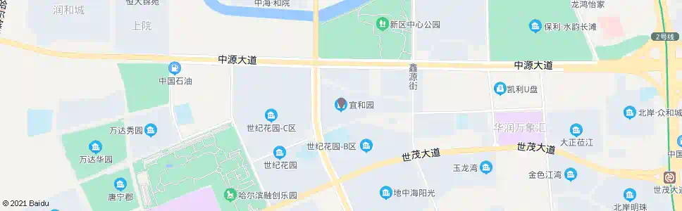 哈尔滨宜和园_公交站地图_哈尔滨公交_妙搜公交查询2025