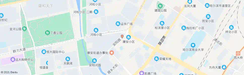 哈尔滨安阳路_公交站地图_哈尔滨公交_妙搜公交查询2025