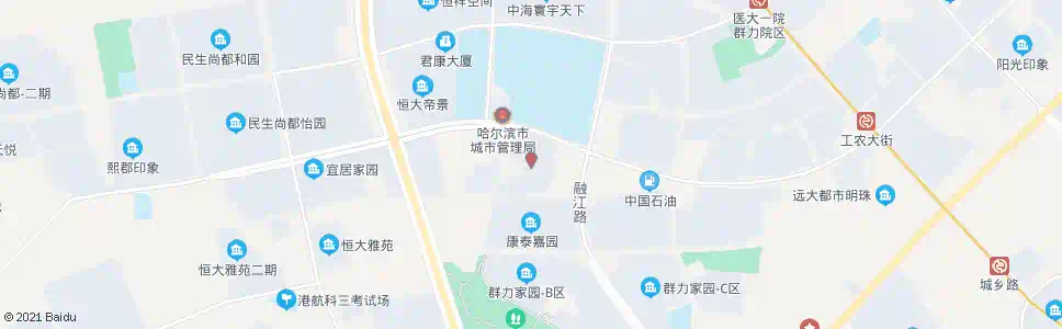 哈尔滨阳光颐养花园_公交站地图_哈尔滨公交_妙搜公交查询2025