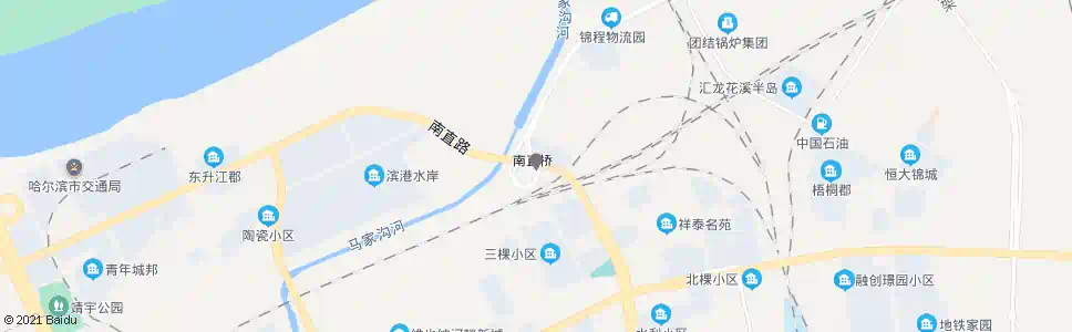 哈尔滨南直小区_公交站地图_哈尔滨公交_妙搜公交查询2025