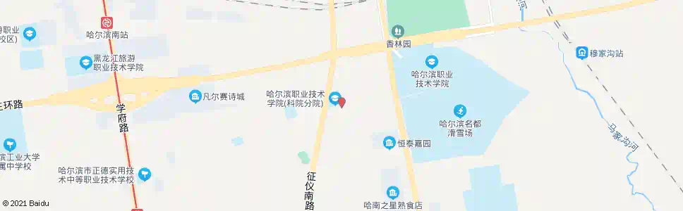 哈尔滨恒民玻璃公司_公交站地图_哈尔滨公交_妙搜公交查询2025