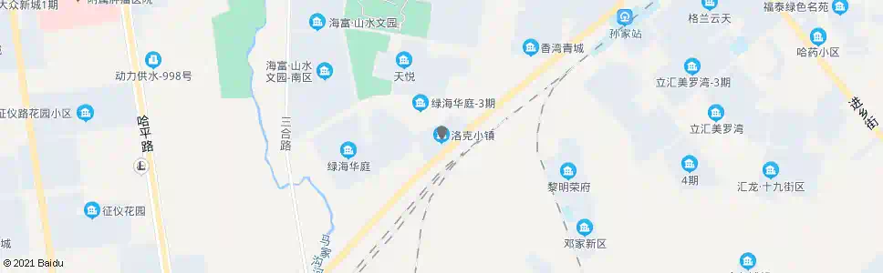 哈尔滨洛克小镇_公交站地图_哈尔滨公交_妙搜公交查询2025