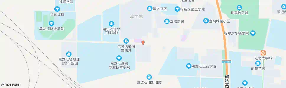 哈尔滨滨才城_公交站地图_哈尔滨公交_妙搜公交查询2025