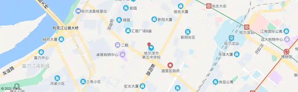 哈尔滨安德街_公交站地图_哈尔滨公交_妙搜公交查询2025