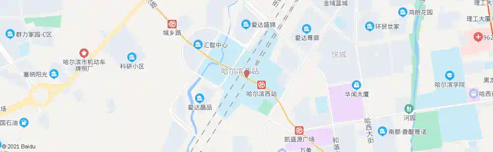 哈尔滨西代家_公交站地图_哈尔滨公交_妙搜公交查询2025