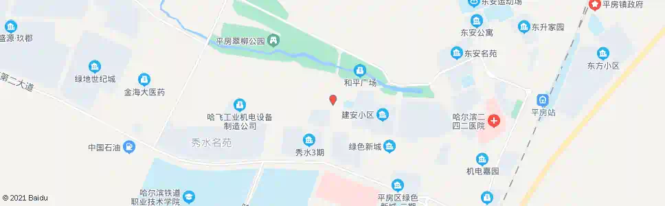 哈尔滨建安四道街_公交站地图_哈尔滨公交_妙搜公交查询2025