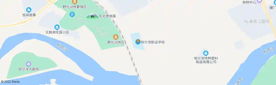 哈尔滨哈尔滨航运学校_公交站地图_哈尔滨公交_妙搜公交查询2025