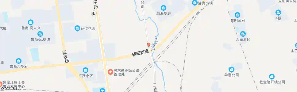 哈尔滨三合路(朝阳道口)_公交站地图_哈尔滨公交_妙搜公交查询2025