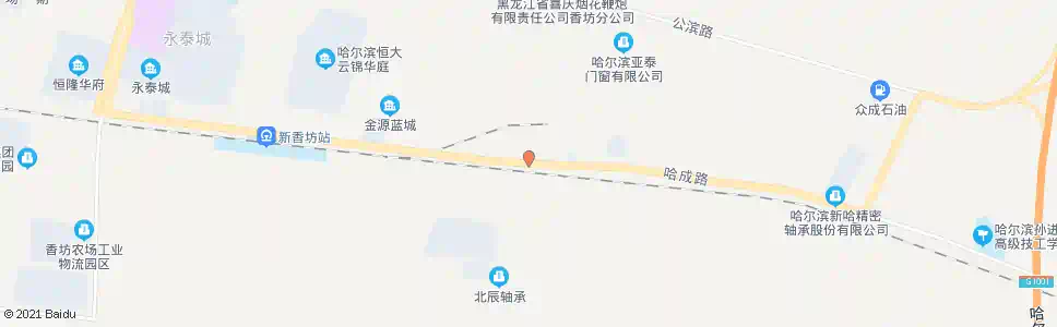 哈尔滨香坊水泥厂_公交站地图_哈尔滨公交_妙搜公交查询2025