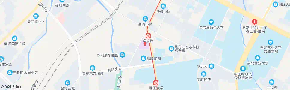 哈尔滨凯德广场_公交站地图_哈尔滨公交_妙搜公交查询2025