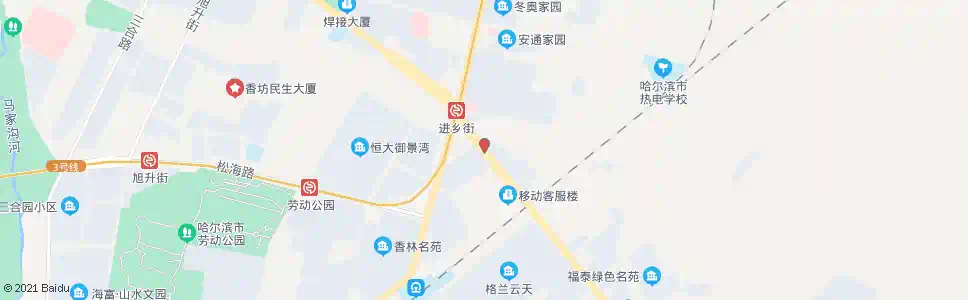 哈尔滨林机小区_公交站地图_哈尔滨公交_妙搜公交查询2025