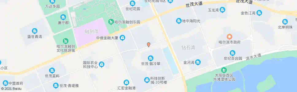 哈尔滨法兰西风情园南门_公交站地图_哈尔滨公交_妙搜公交查询2025